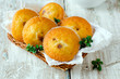 Muffins with chocolate drops