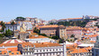 A view part of the city of Lisbon, Portugal.