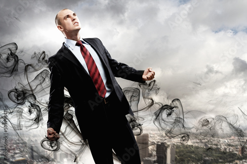 Photo: Businessman in anger Businessman in anger