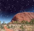 Wonderful Starry Night in Australian Outback