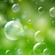 Vector Illustration of Shiny Bubbles