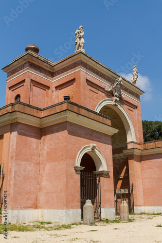 Photo: Rome, Italy. Typical architectural details of the old city Rome, Italy. Typical architectural details of the old city
