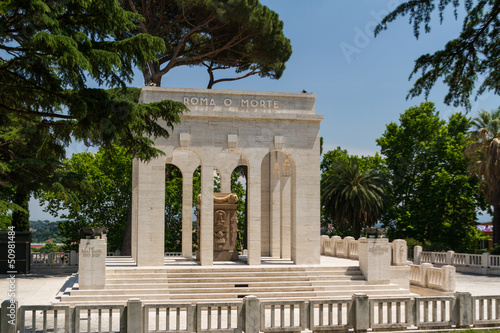 Photo: Ossuary of the fallen during the defence of Rome , Italy Ossuary of the fallen during the defence of Rome , Italy