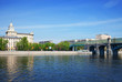 View of Moscow. Andreyevsky Bridge