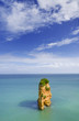 Idyllic beach landscape at Lagos, Algarve, (Portugal)