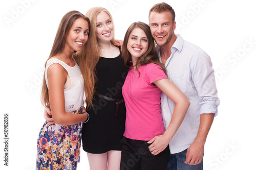 Photo: Group of happy friends Group of happy friends