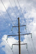 Electricity Pylon, Cloudy Skyscape