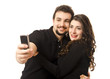 Pareja se retrata con un Smart Phone