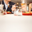Couple having dinner