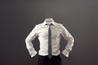 anonymous man in white shirt and black trousers