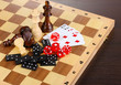 mix of games close-up