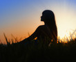 Profile of woman