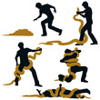 Snake wrestler