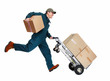 Running Delivery postman.