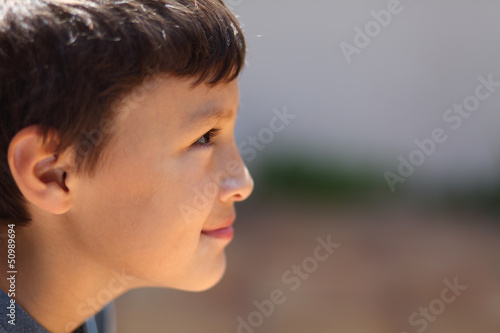 Photo: Profile of young boy Profile of young boy