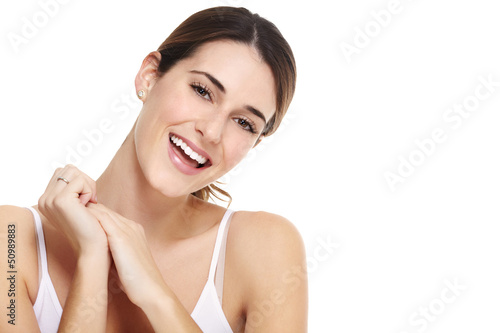 Photo: Beautiful woman portrait. Beautiful woman portrait.