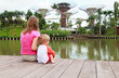 family in gardens by the bay, Singapore