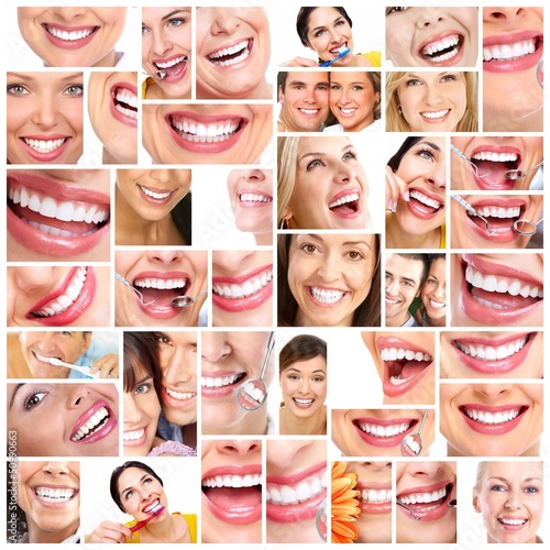 Photo: Beautiful woman smile. Beautiful woman smile.