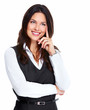 Beautiful young business woman.