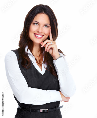 Photo: Beautiful young business woman. Beautiful young business woman.