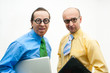 Crazy businessmen