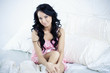 Woman in bed
