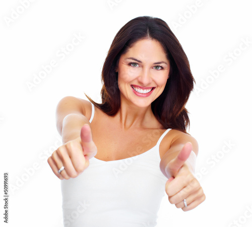 Photo: Young happy woman. Young happy woman.