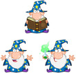 Wizard Cartoon Characters. Collection 2