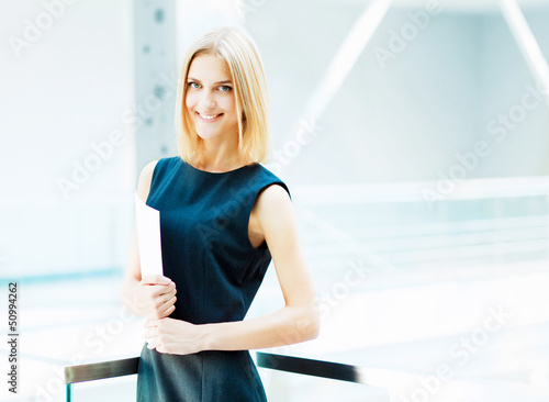 Photo: young pretty business woman... young pretty business woman...