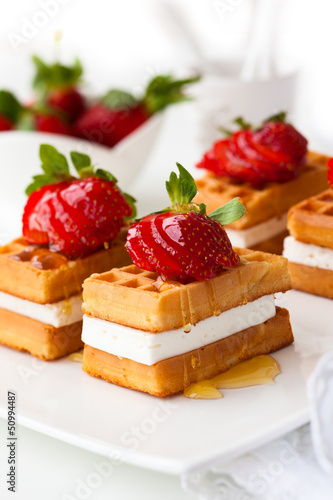 Photo: belgian waffles belgian waffles