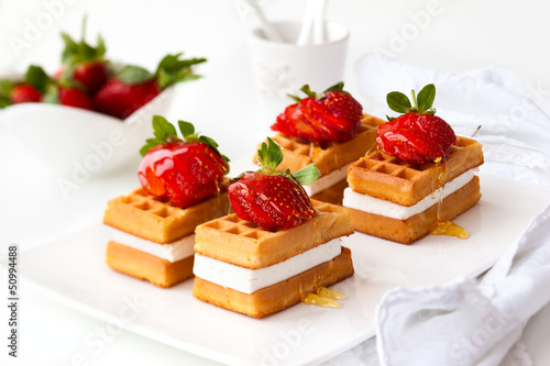 Photo: belgian waffles belgian waffles