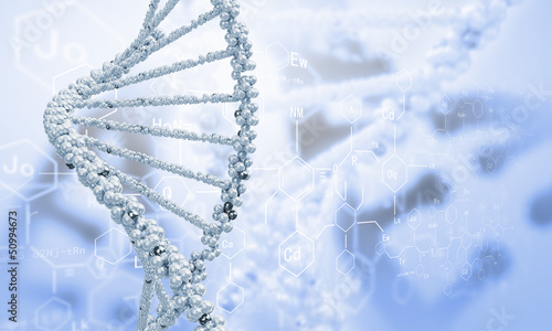 Photo: DNA molecule DNA molecule