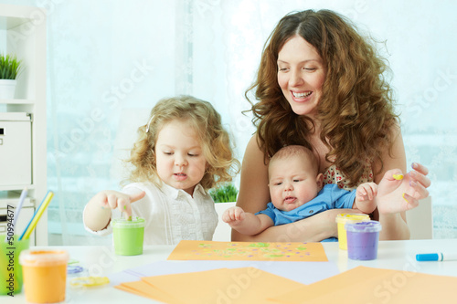 Photo: Finger-painting Finger-painting