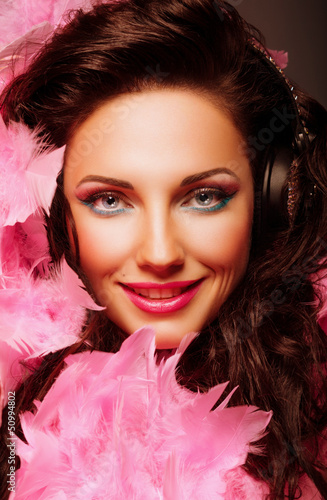 Photo: Happy Smile. Sensual Brunette - Sophistication. Lifestyle Happy Smile. Sensual Brunette - Sophistication. Lifestyle