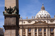 Foto: Rom Obelisk vor dem Petersdom Detail Rom Obelisk vor dem Petersdom Detail