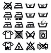 washing signs and clothes