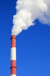 Smoking pipes of thermal power station