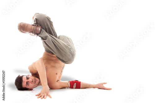 Photo: Dancer with naked chest Dancer with naked chest