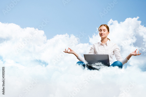Photo: Meditation in the clouds Meditation in the clouds