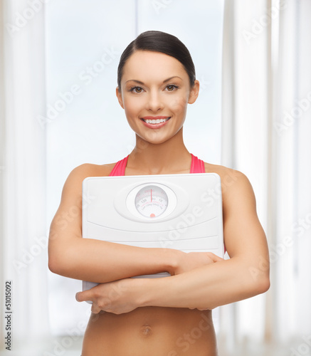 Photo: woman with scale woman with scale