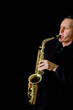 Man Playing Saxophone