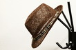 Straw hat on a peg