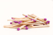Group of matchstick on white