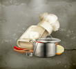 Vector: Cooking icon, old style vector Cooking icon, old style vector