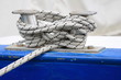 The mooring ropes
