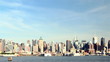 Manhattan skyline, time lapse