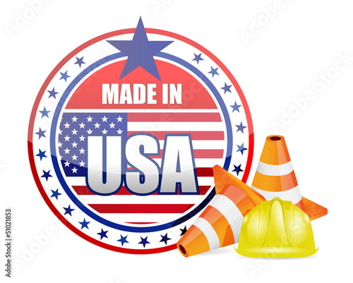 Illustration: made in usa. protection warranty made in usa. protection warranty