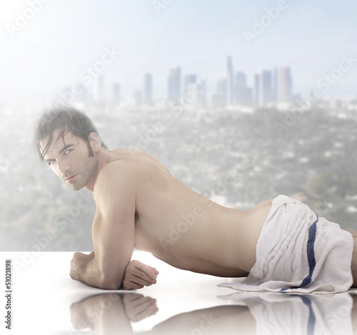 Photo: Sexy spa man Sexy spa man