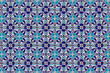 Tiles of blue mosque in istanbul - Ottoman decoration for wall