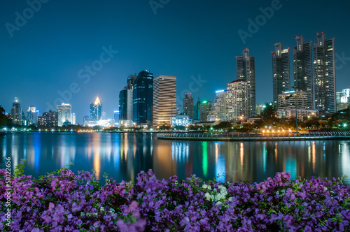 Photo: Bangkok city at twilight Bangkok city at twilight